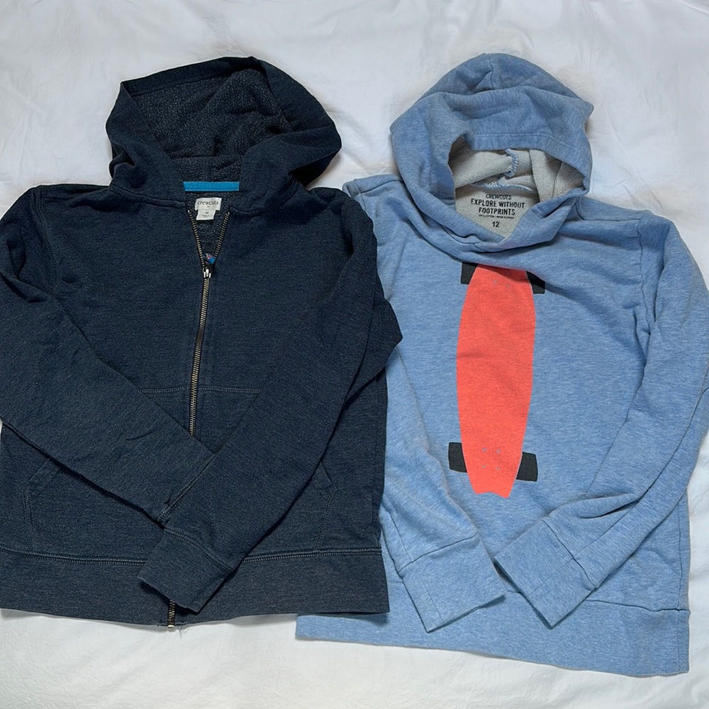 Size 12 J.Crew Crewcuts sweatshirt lot